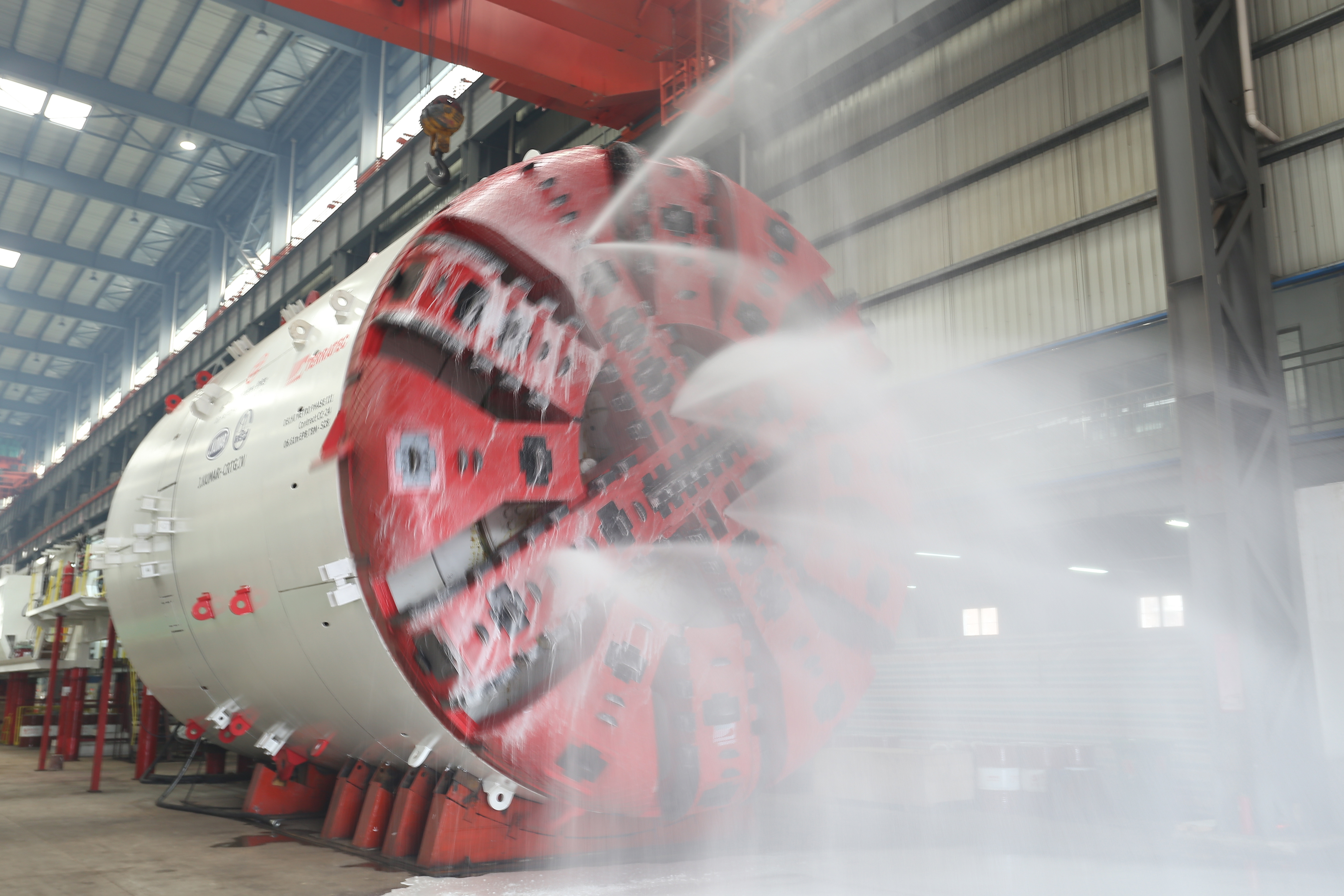 One of the six Tunnel Boring Machines for Delhi Metro Phase III project