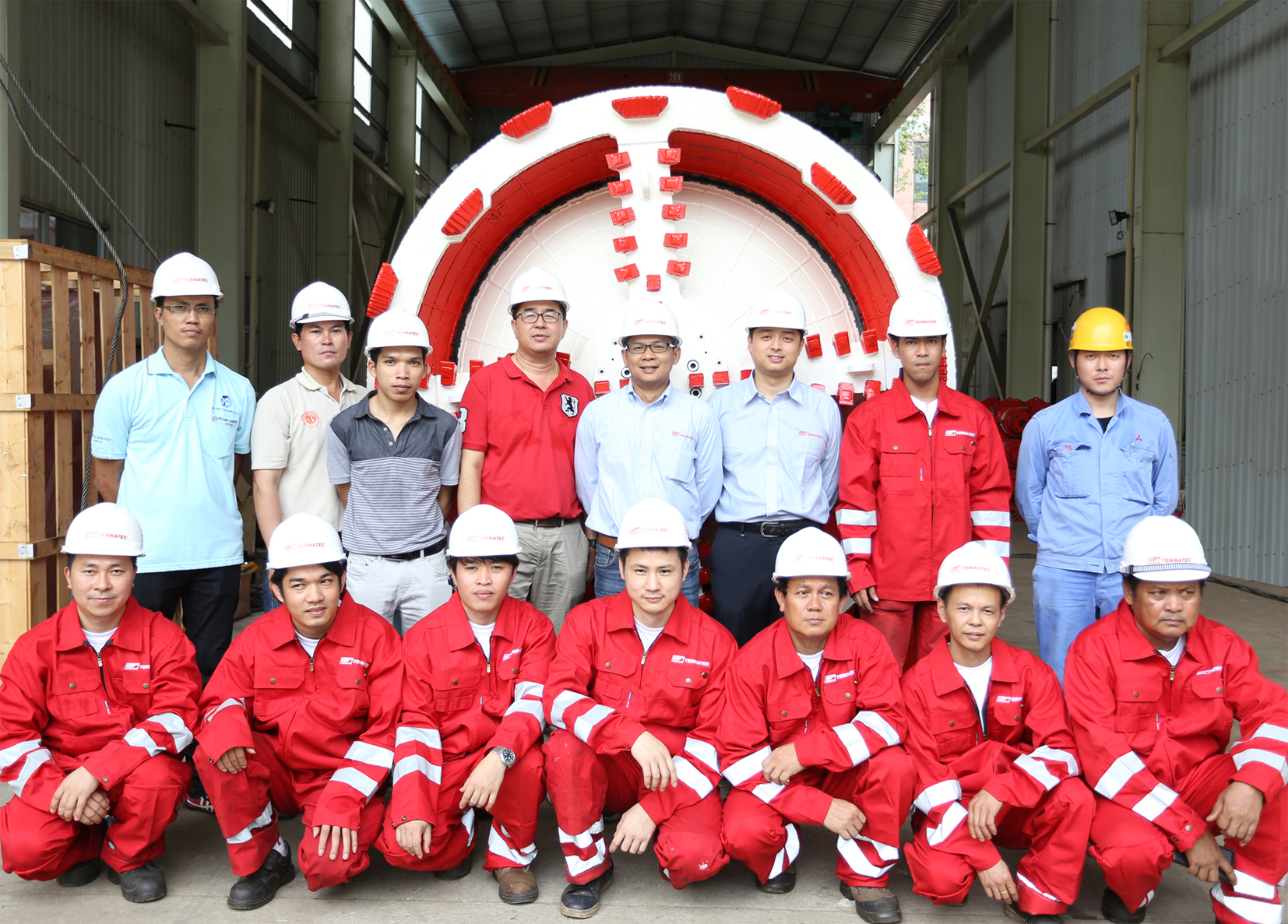 Tunneling engineers and microtunneling system in Thailand