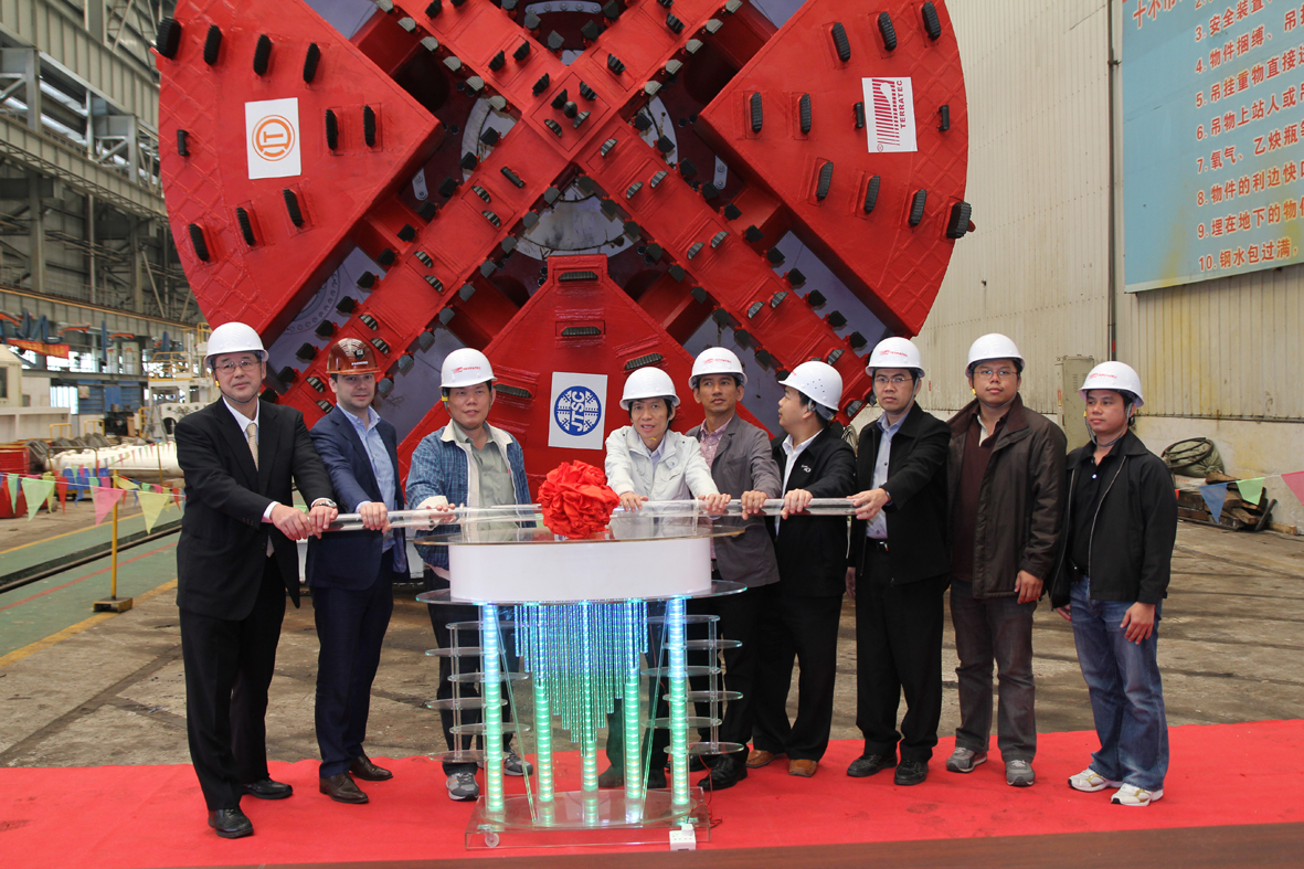 TERRATEC has produced new Earth Pressure Balance Machine in Guangzhou, China
