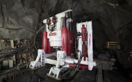 TR3000 Raise Boring Machine in the copper mines in Sichuan Province in China