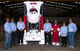 TR2000 Raise Boring Machine completed factory testing in Australia 