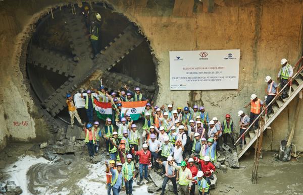 TERRATEC TBMs complete breakthroughs at Lucknow Metro